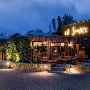 Terrasse restaurant Valbonne Sophia Antipolis La Source